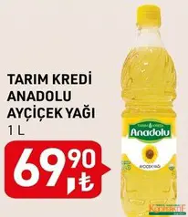 TARIM KREDİ ANADOLU AYÇİÇEK YAĞI 1 L TARIM KREDİ ANADOLU AYÇİÇEK YAĞI 1 L